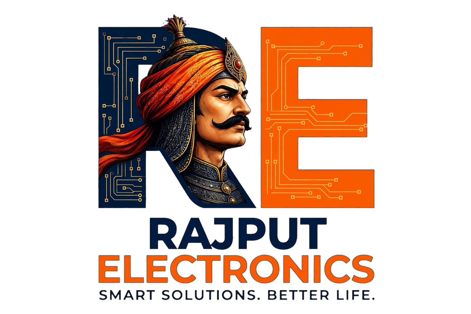 Rajput Electronics Logo